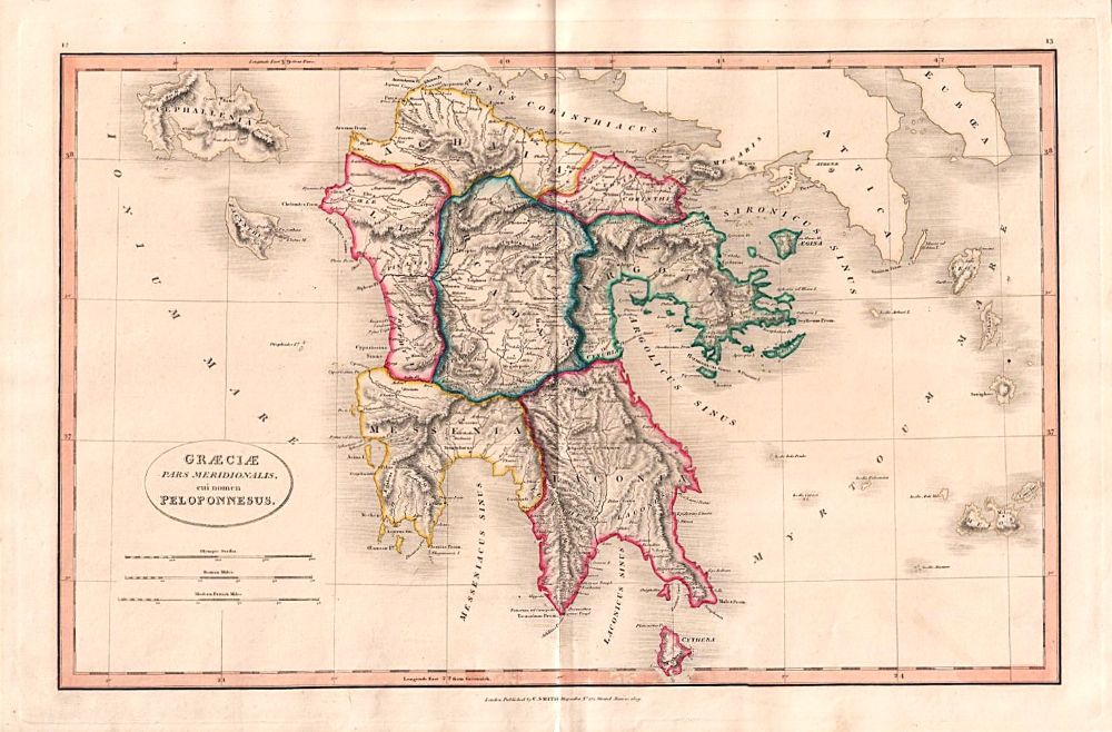 Charles Smith - Graeciae pars Meridionalis eui nomen Peloponnesus 