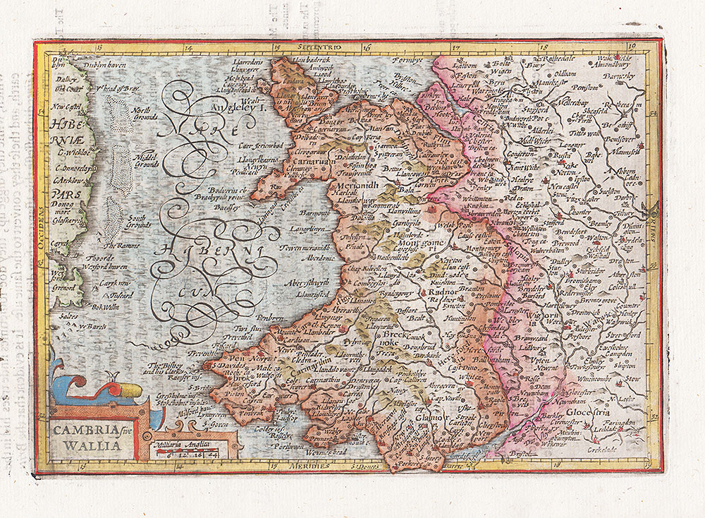 Cambria Sive Wallia - Gerard Mercator 