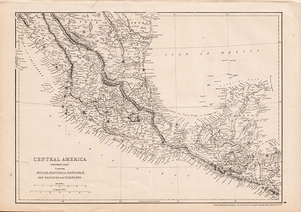 Central America Northern Part comprising Mexico Guatemala Honduras San Salvador and Nicaragua