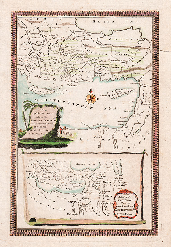 Thomas Condor  - A Map of the Countries where the Apostles Travelled