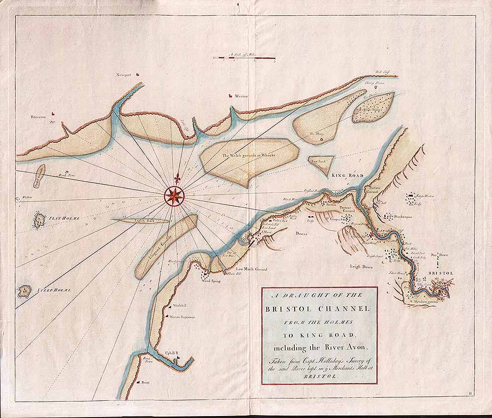 A Draught of the Bristol Channel from the Holmes to King Road including the River Avon