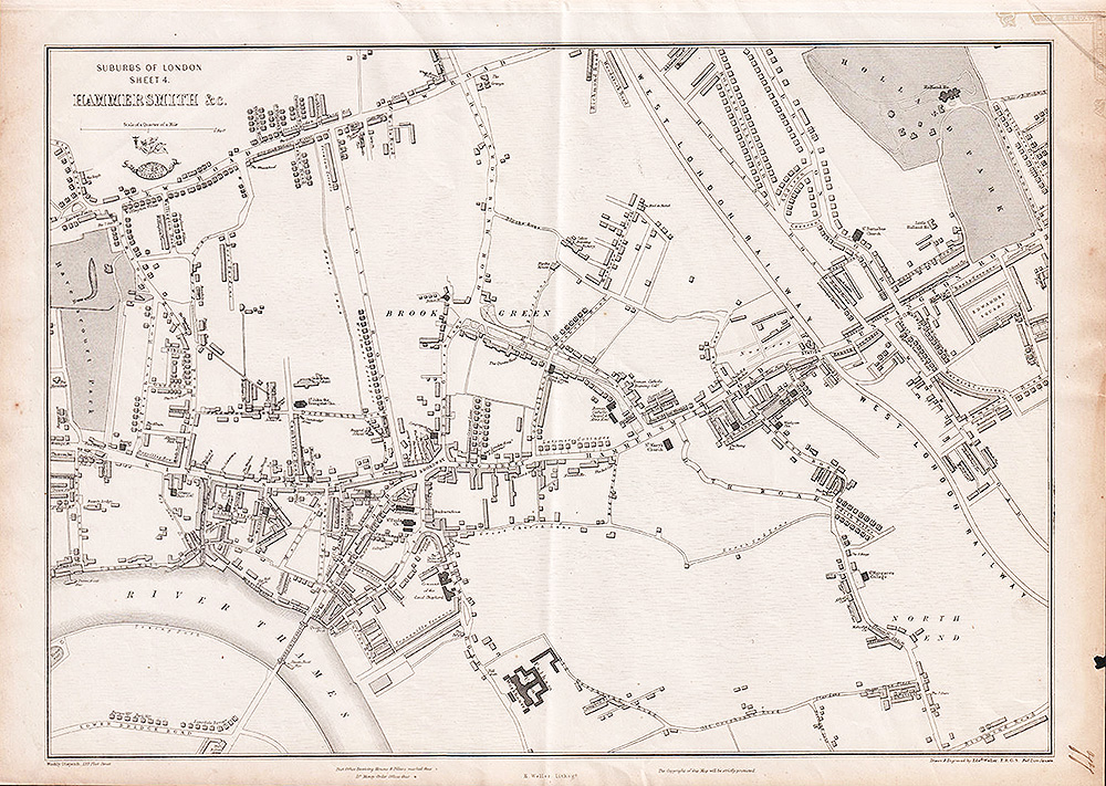 Suburbs of London Sheet 4 Hammersmith &c 