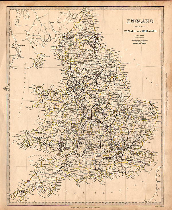 England with its Canals and Railways   SDUK