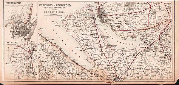 Environs of Liverpool and its Estuaries of the Mersey & Dee