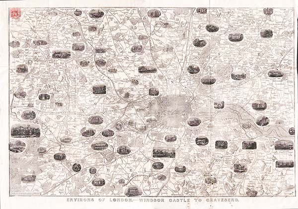 Environs of London  -  Windsor Castle to Gravesend