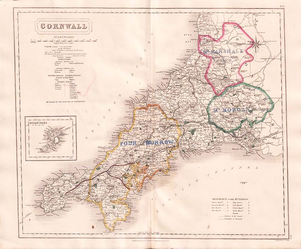Hobson's Fox Hunting Map