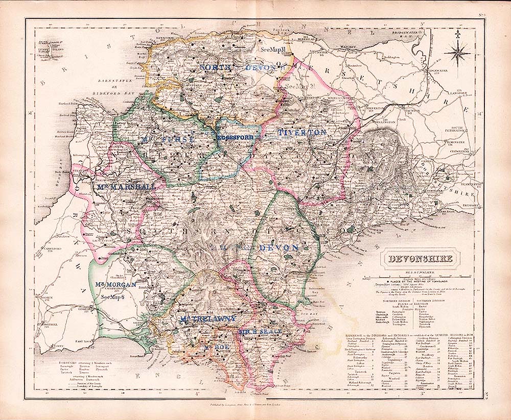 Hobson's Fox Hunting Map