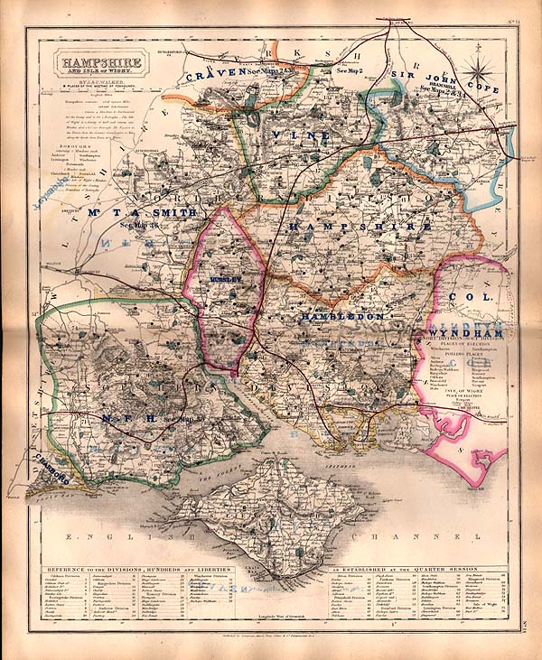 Hobson's Fox Hunting Map