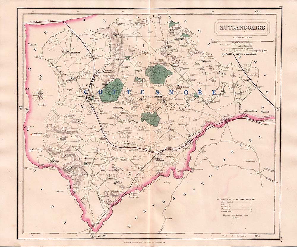 Hobson's Fox Hunting Map