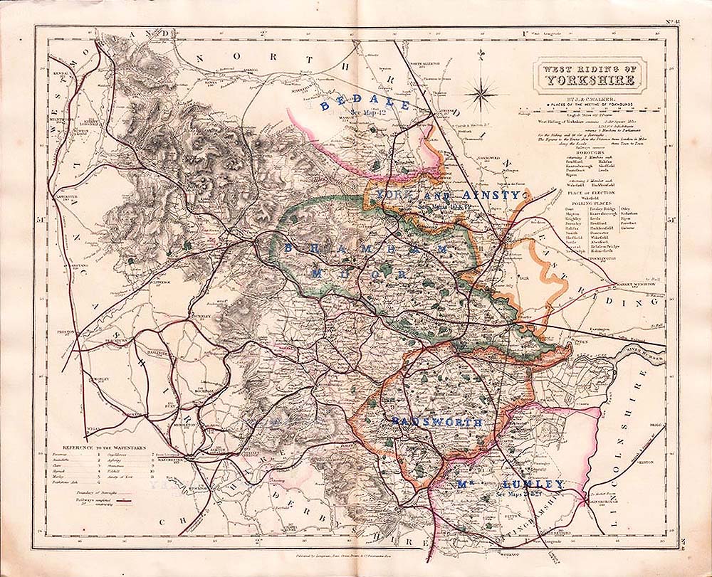 Hobson's Fox Hunting Map