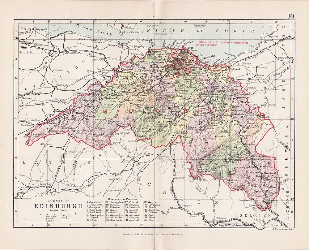 George Philip - County of Edinburgh.