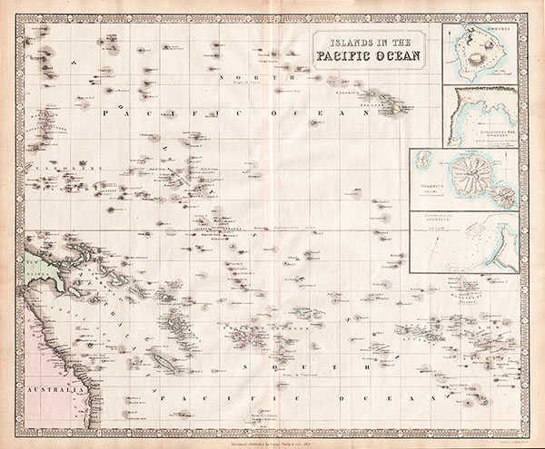 Islands of the Pacific Ocean - George Philip & Son Liverpool    