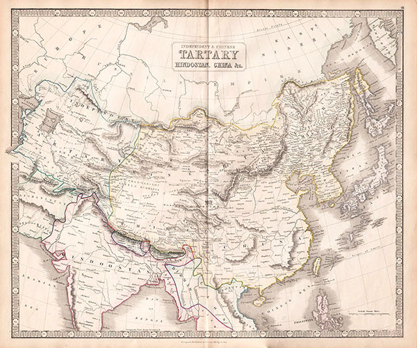 Independent & Chinese Tartary Hindostan China &c - George Philip & Son 