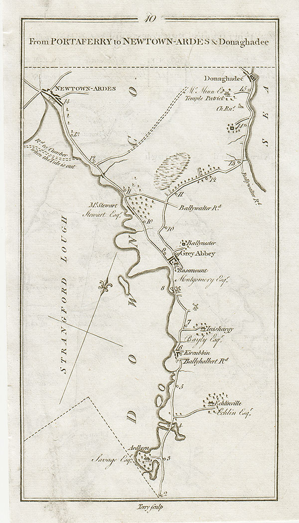 George Taylor and Andrew Skinner - The Road from Portaferry to Newtown-Ardes & Donaghadee