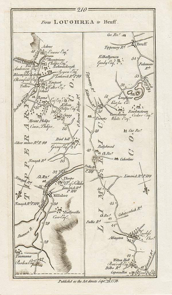 George Taylor and Andrew Skinner - Continuation of the road from Loughrea to Bruff