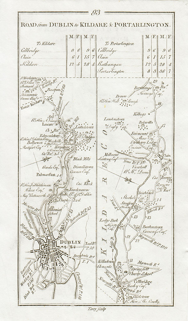 George Taylor and Andrew Skinner - Commencement of the road from Dublin to Kildare & Portarlington