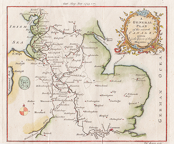 A General Plan of the several Canals given in the Course of this magazine