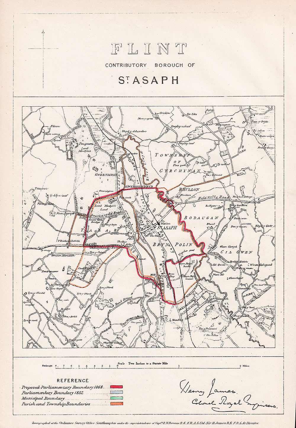 Contributory Boundaries of St. Asaph.