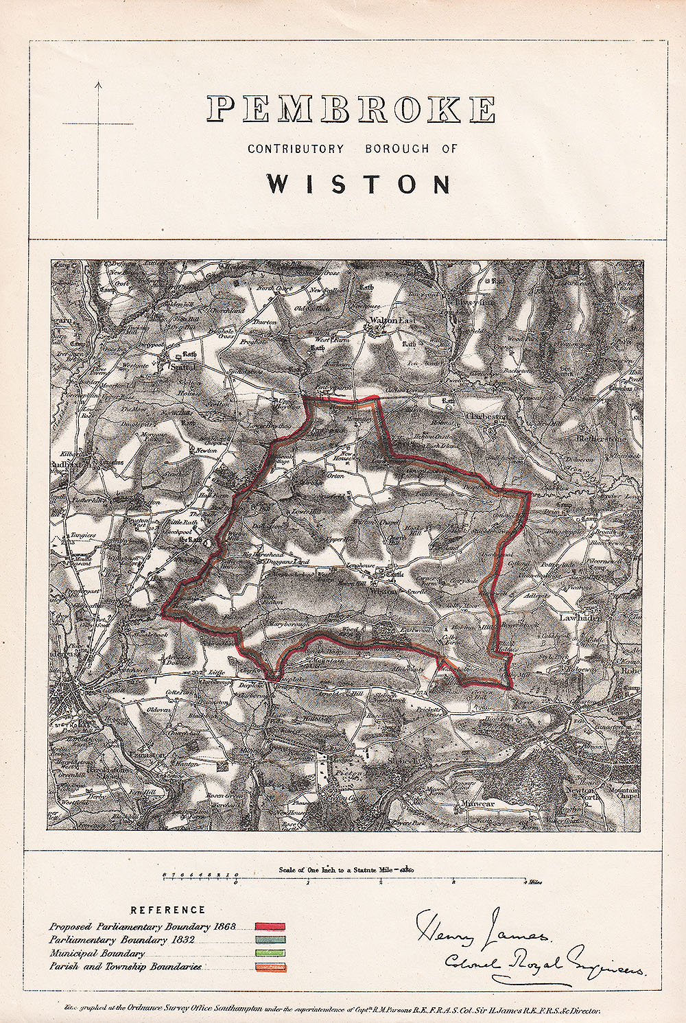 Contributory Boundaries of Wiston.