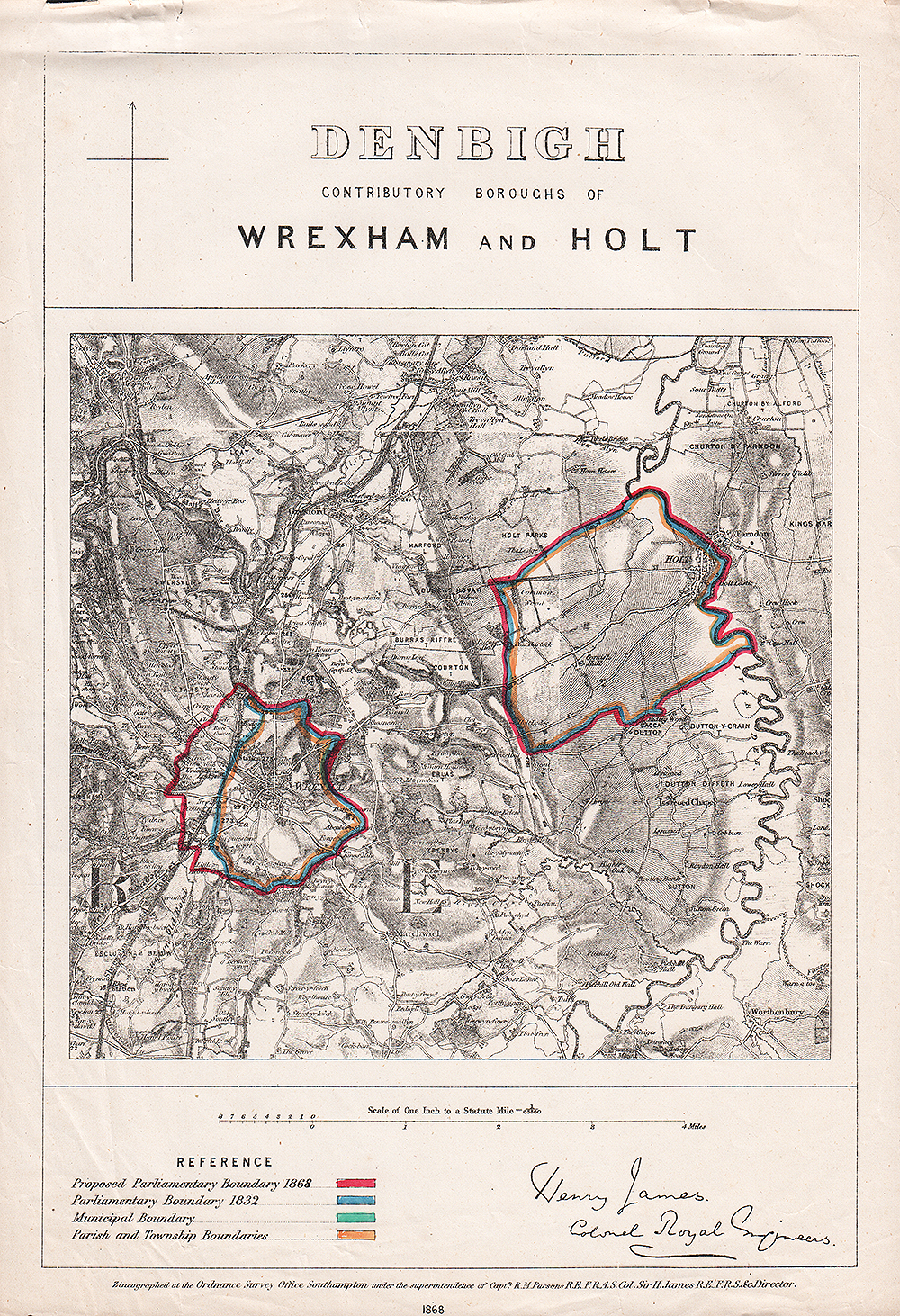 Contributory Boundaries of Wrexham and Holt