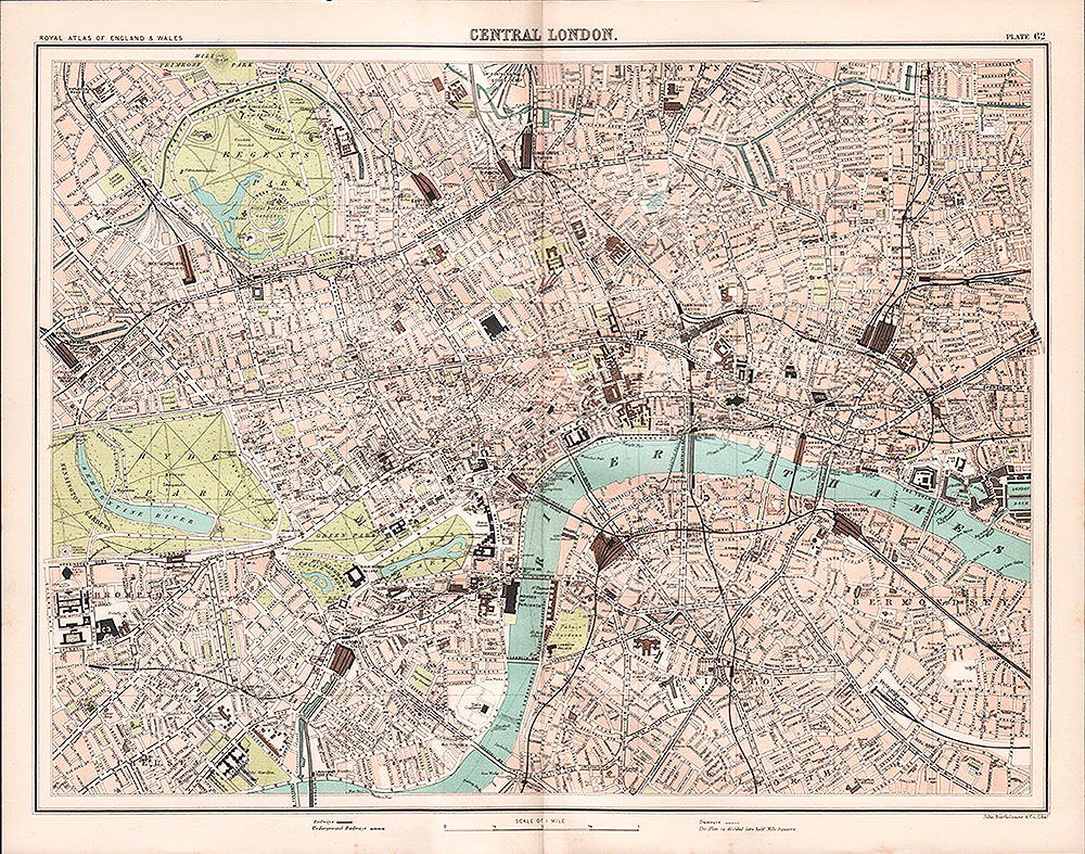 Central London  -  John Bartholomew