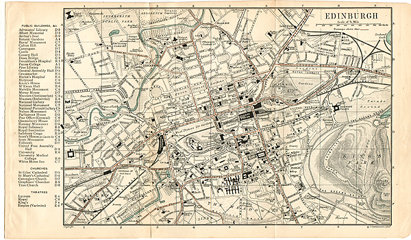 Edinburgh  -  John Bartholomew