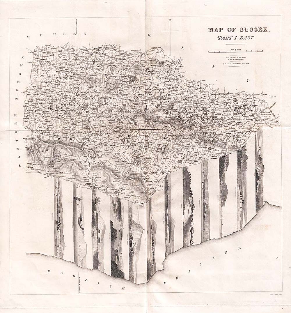 Map of Sussex  Part I East