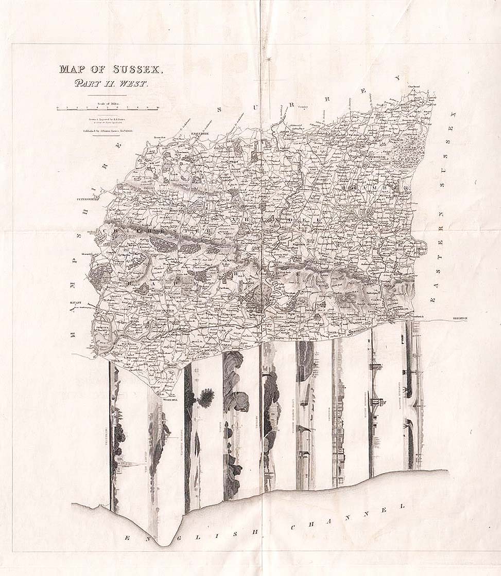 Map of Sussex Part II West