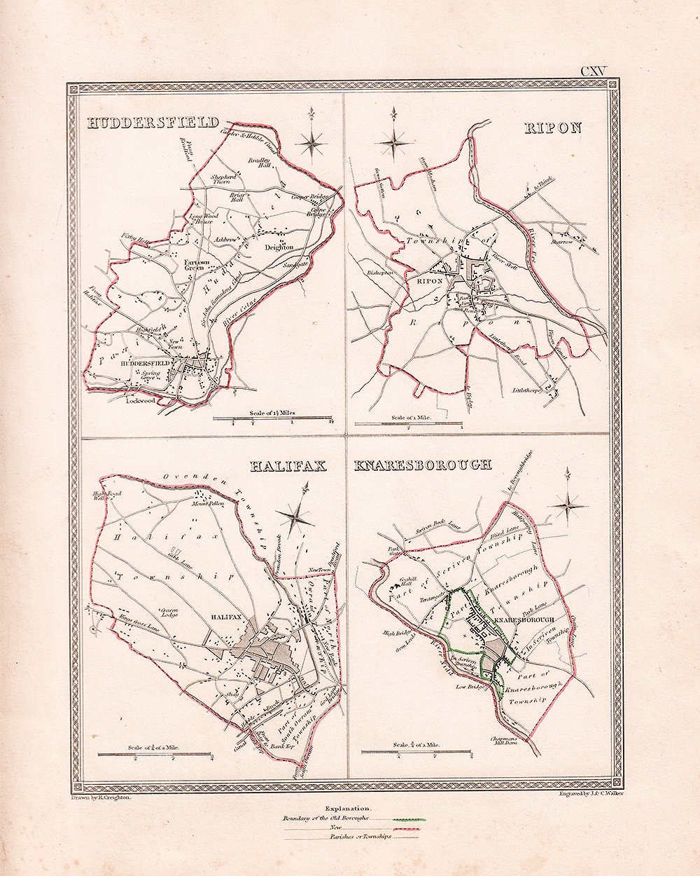 J. and C. Walker - Huddersfield, Ripon, Halifax and Knaresborough.