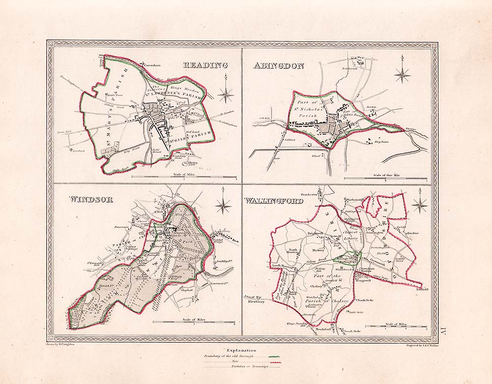 J. and C. Walker - Reading, Abingdon, Windsor and Wallingford.