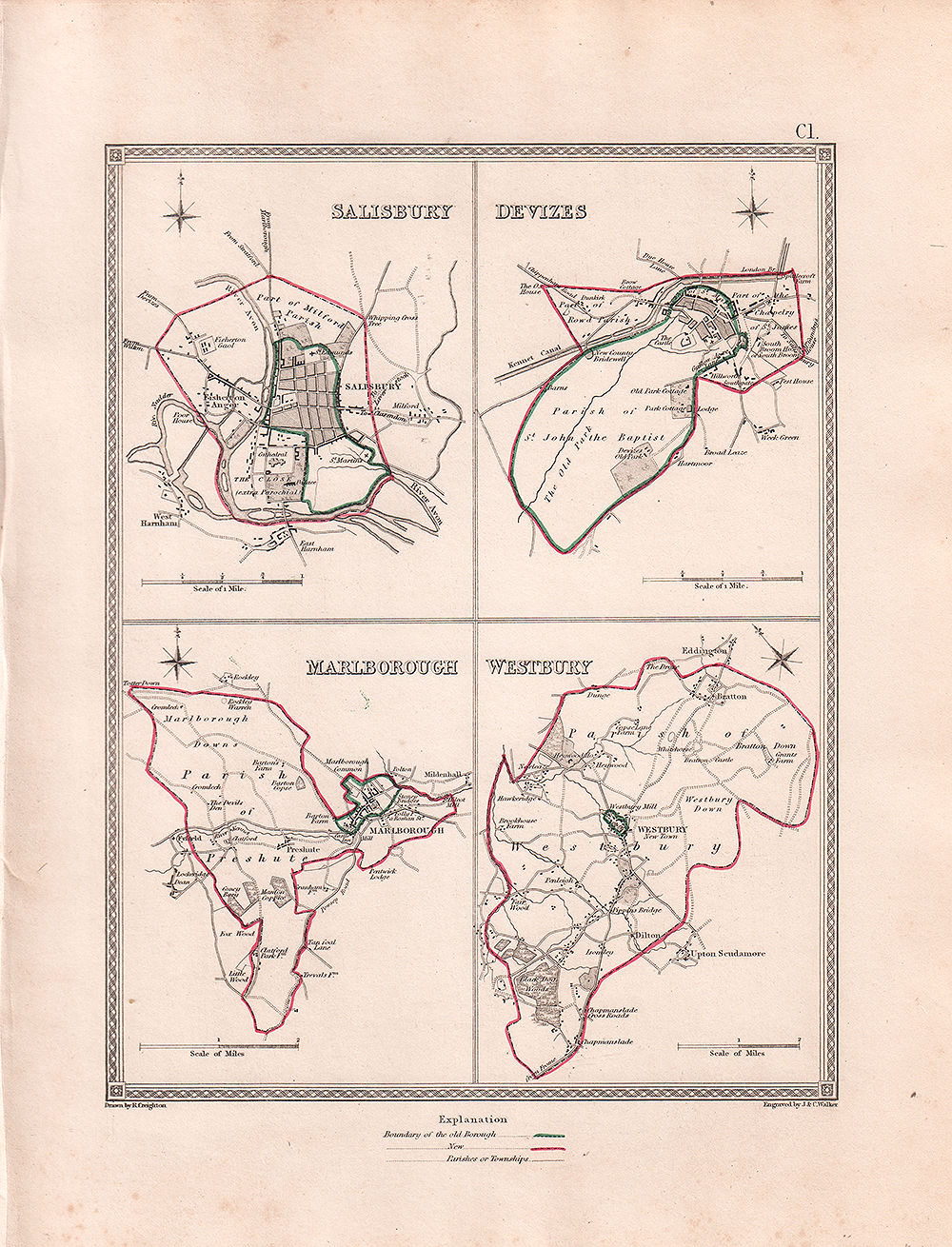 J. and C. Walker - Salisbury, Deizes, Marlborough and Westbury.