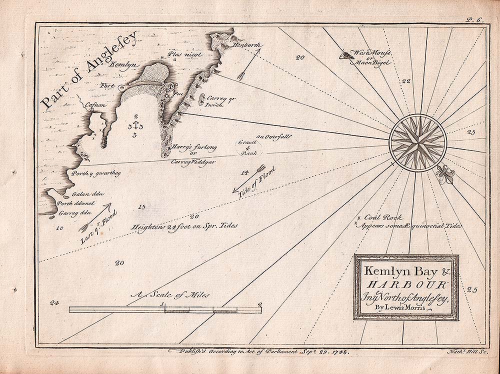 Lewis Morris - Kemlyn Bay & Harbour in ye North of Anglesey