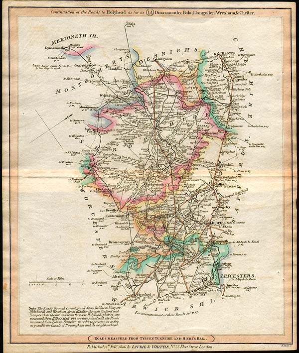 Continuation of the Roads to Holyhead.......