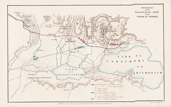 Movements of the Macedonian Army at the Taking of Thermus