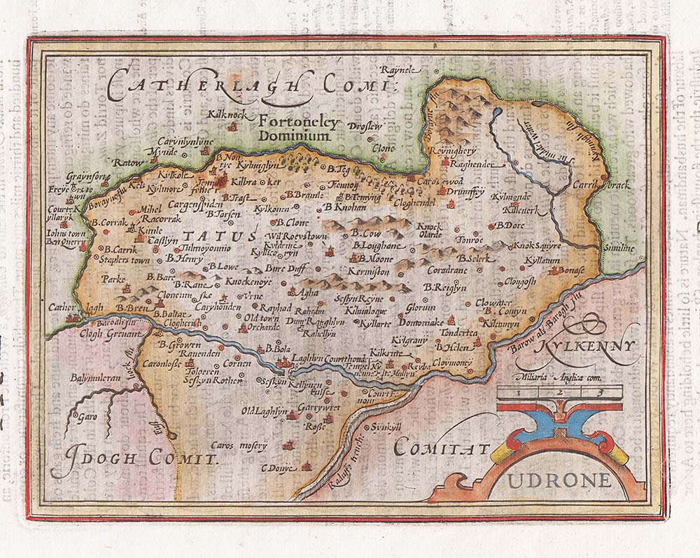 The Second Table of Ireland - Udrone - Gerard Mercator 