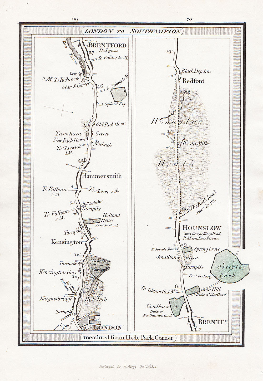 Edward Mogg - London to Southampton.