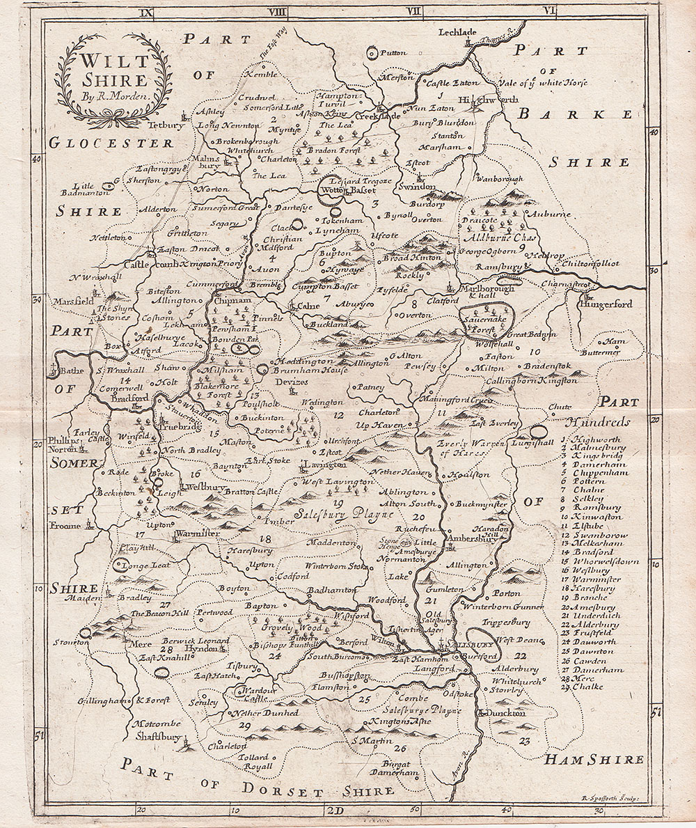 Wiltshire by Robert Morden