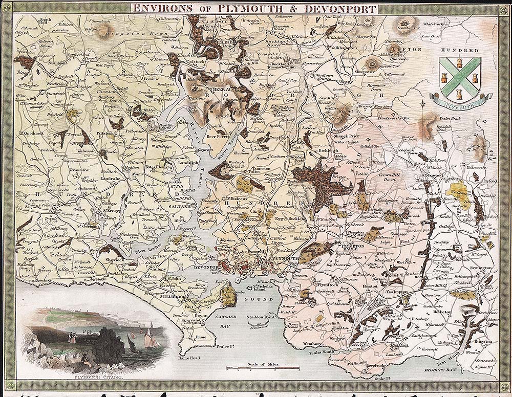 Thomas Moule - Environs of Plymouth & Devonport 