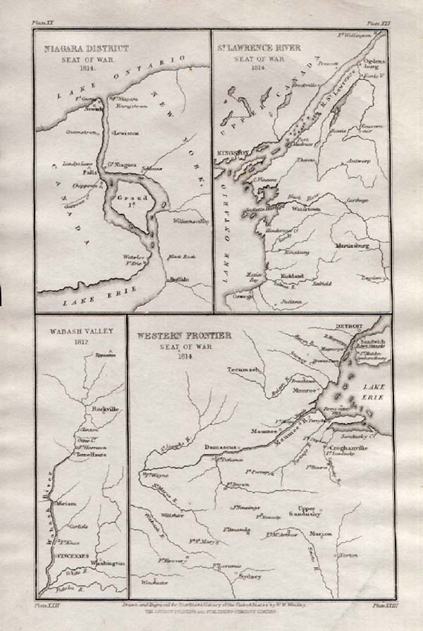 Maps of Seats of War at Niagra District 1814..... 