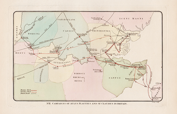 Campaigns of Aulus Plautius and of Claudius in Britain - John Cary