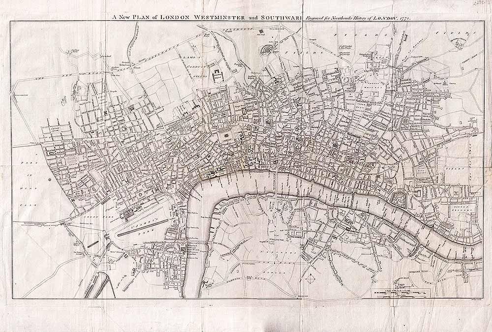 A New Plan of London Westminster and Southwark