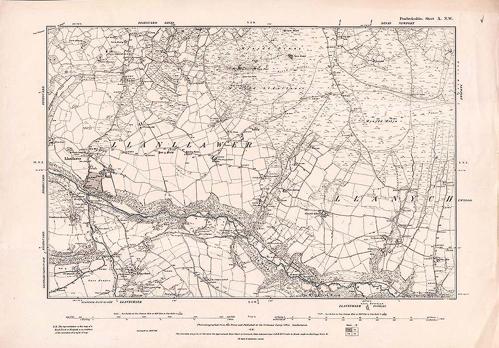 Llanllawer and Llanychlwydog