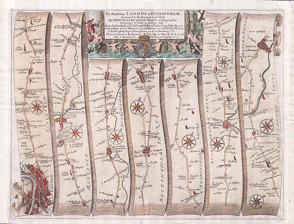 The Road from London to Buckingham 