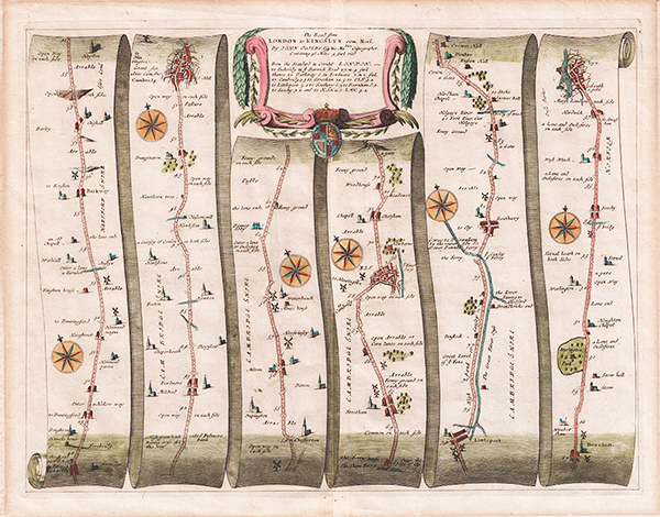 The Road from London to Kings Lyn  