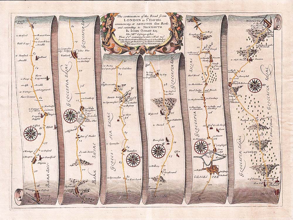 The Continuation of the Road from London to St Davids 