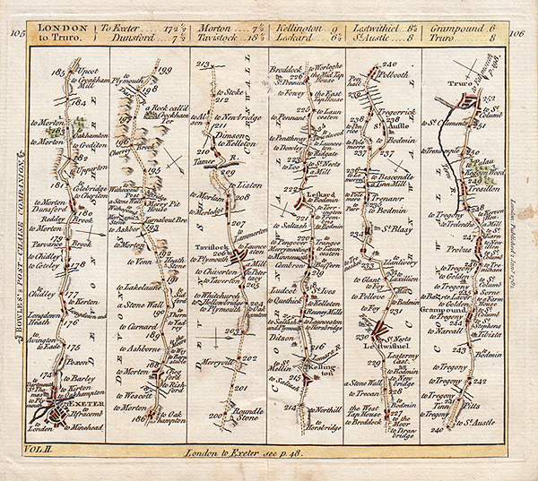 Carington Bowles  -  Exeter to Truro