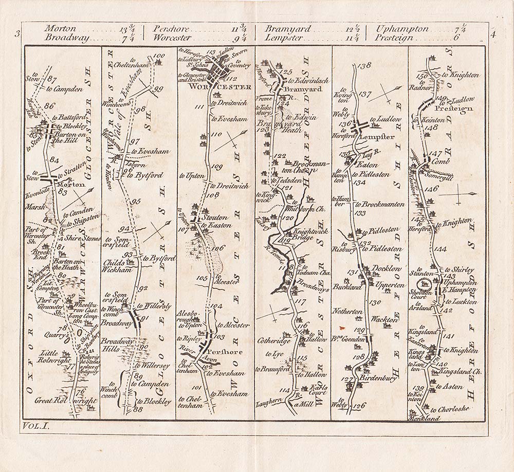 Carington Bowles - The road from Morton to Presteign