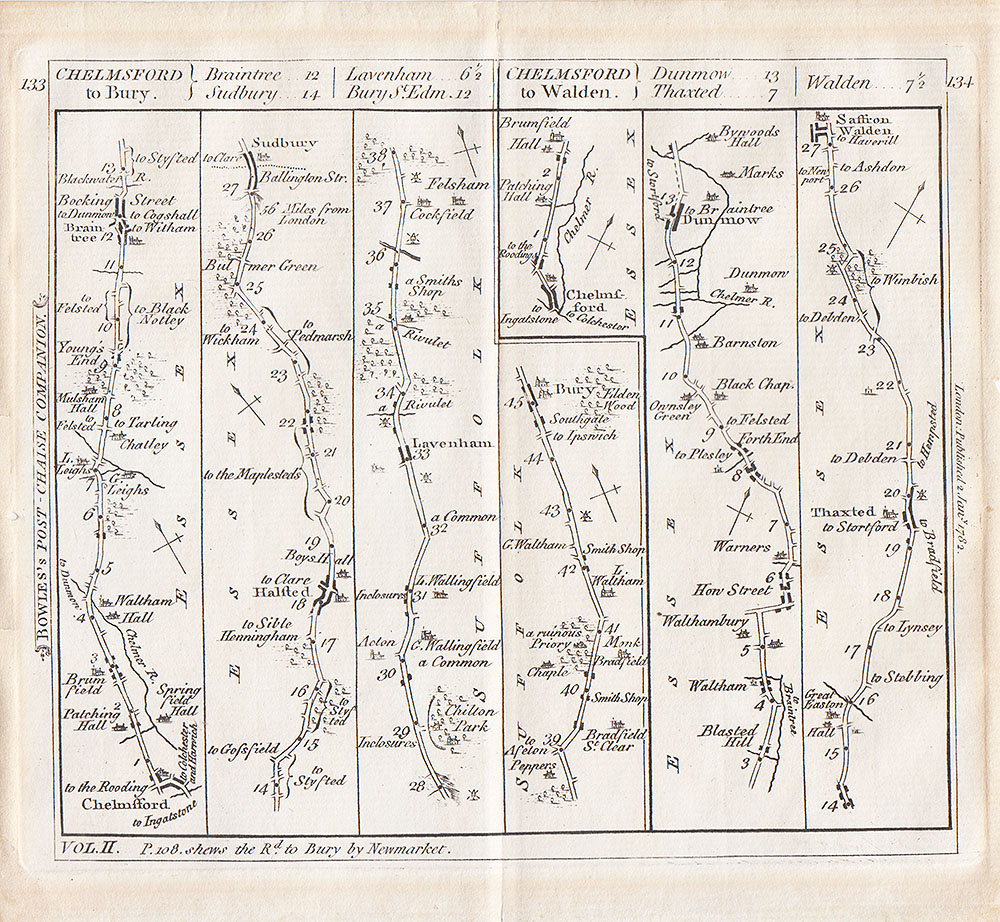 Carington Bowles - The Road from Chelmsford to Bury.