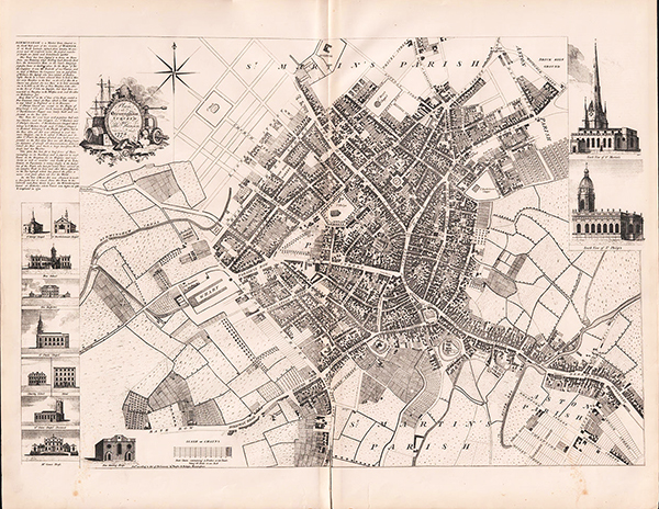 Plan of Birmingham surveyed by Thomas Hanson 1778  Engraved by T Roe