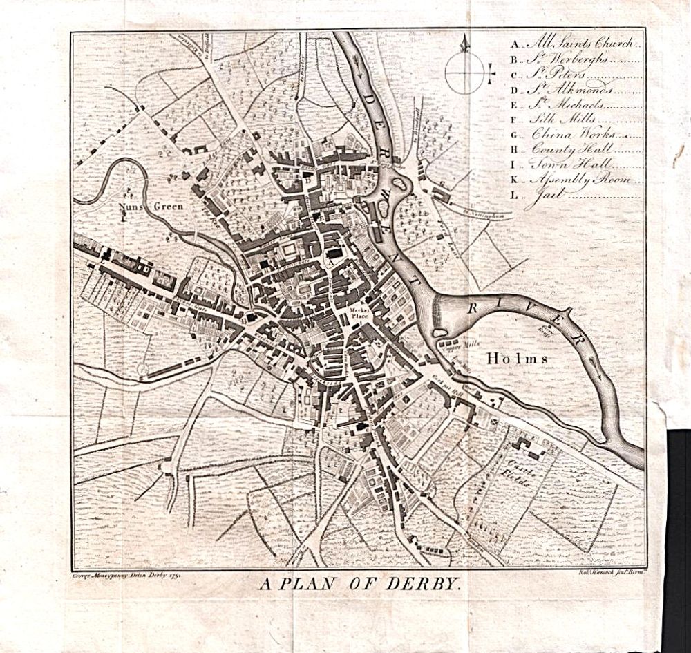 A Plan of Derby George Moneypenny.